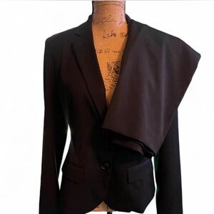 Merona Tailored Black Blazer and pencil skirt size 8